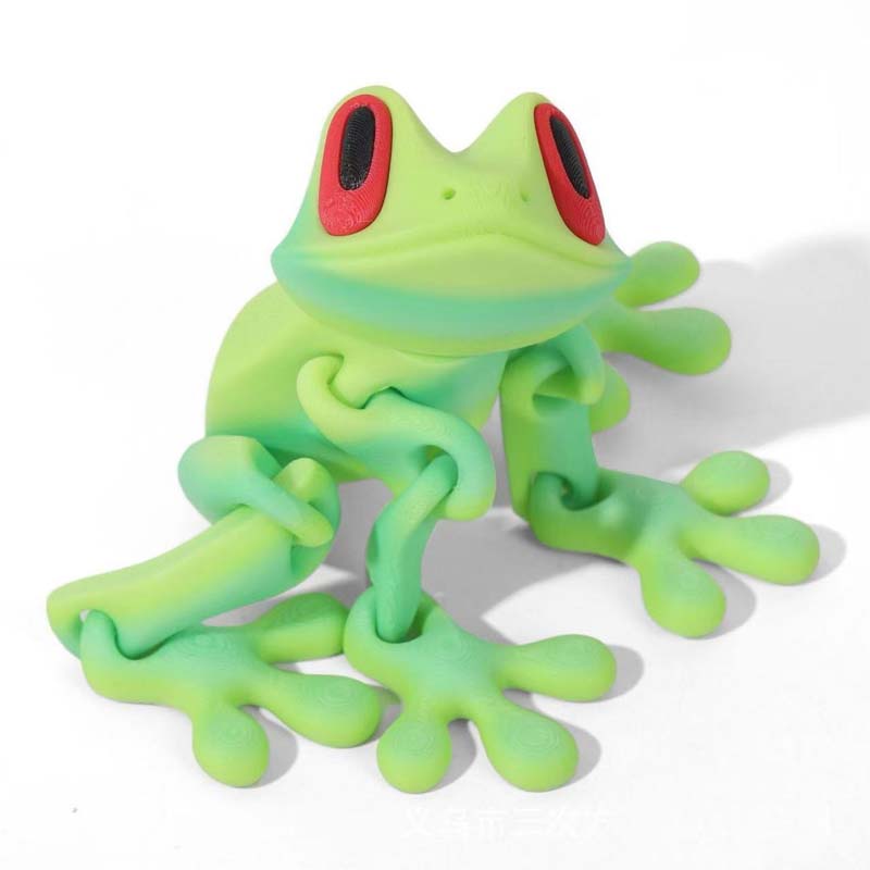 3D Printed Magnetic Frog Refrigerator Magnet