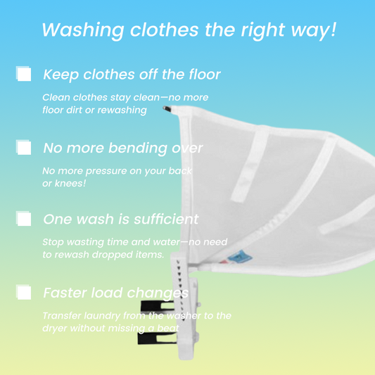🧺✨ DropStop Laundry Guard— Keep Laundry Off the Floor, Every Time!