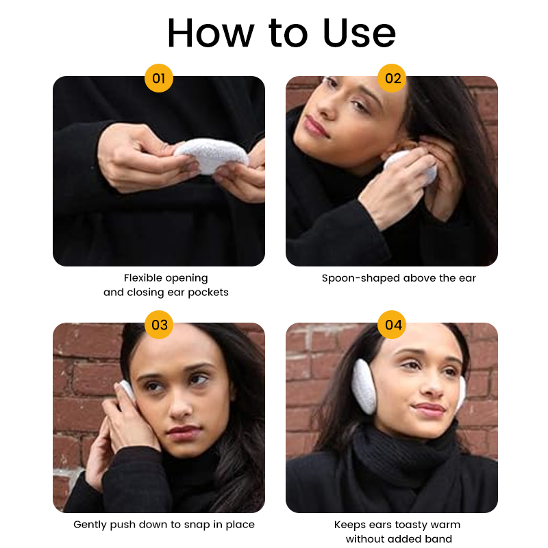 ❄️ Earbags Bandless Ear Warmers