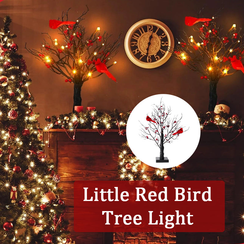 🐦 Little Red Bird Tree Light
