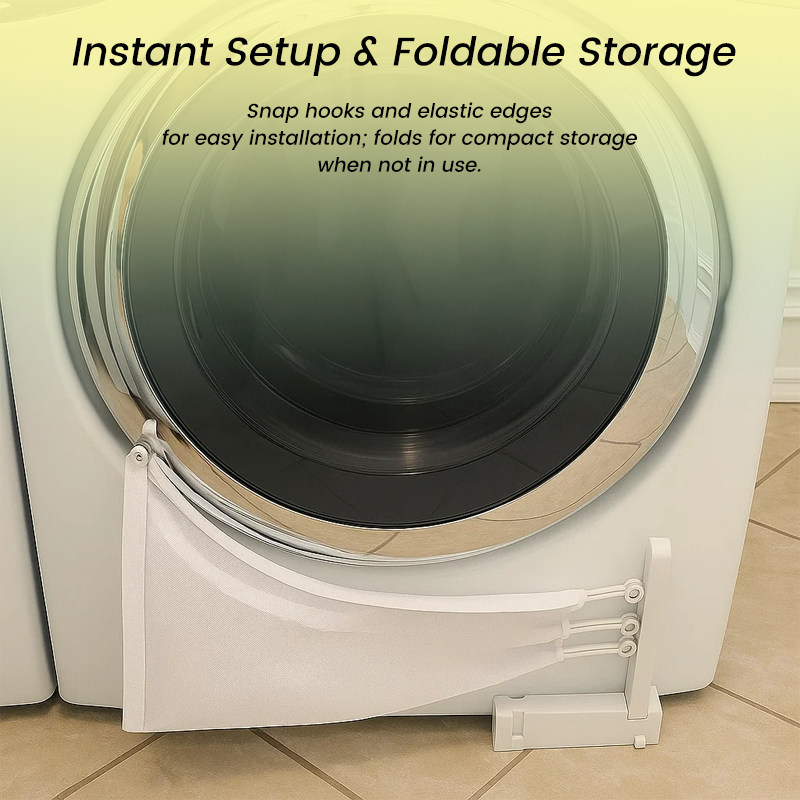 🧺✨ DropStop Laundry Guard— Keep Laundry Off the Floor, Every Time!