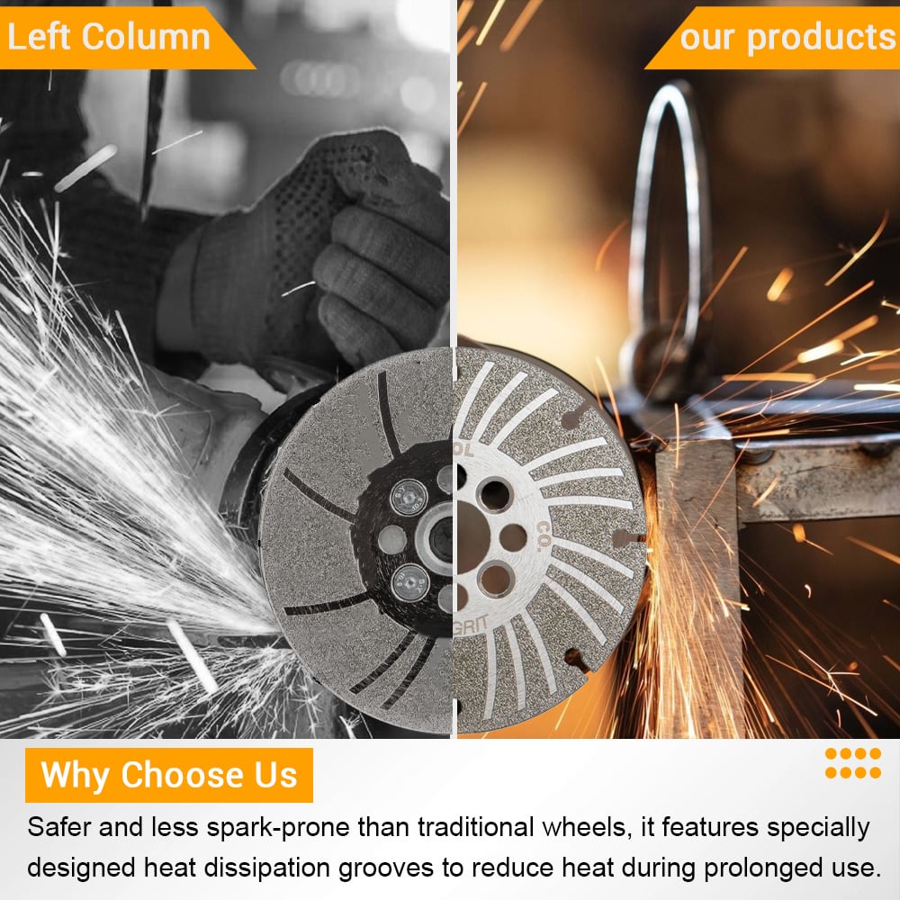 🔥 Electroplated Diamond Angle Grinding Wheel✨