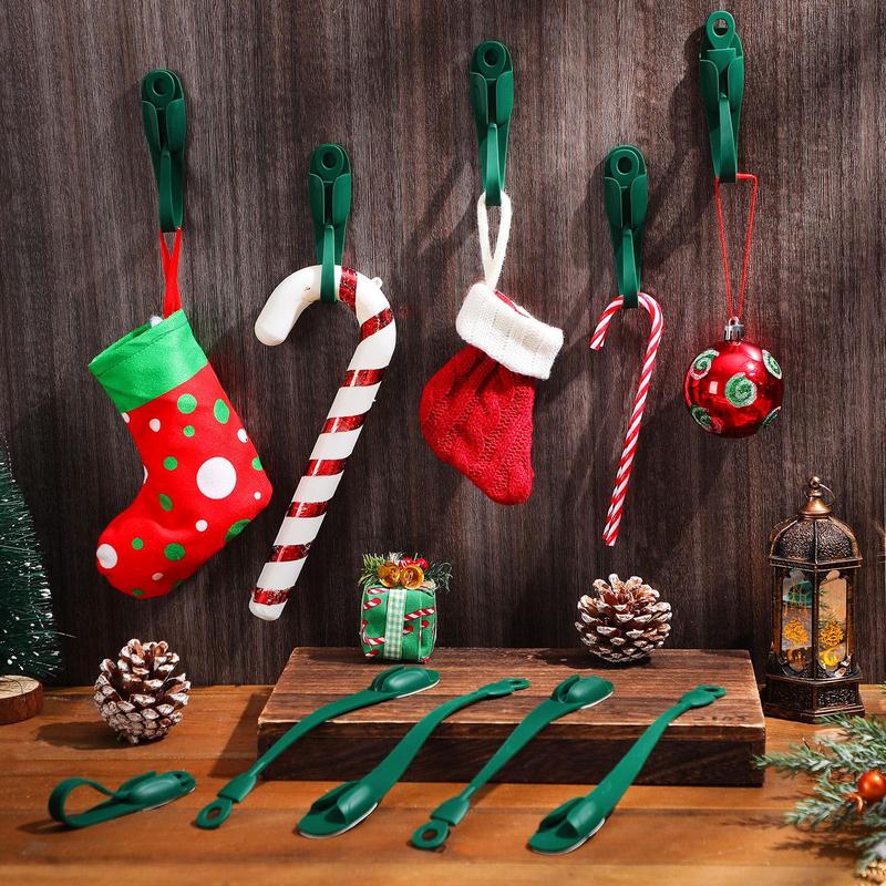 🎅🎄 12 PCS Christmas Silicone Garland Hanger Hooks