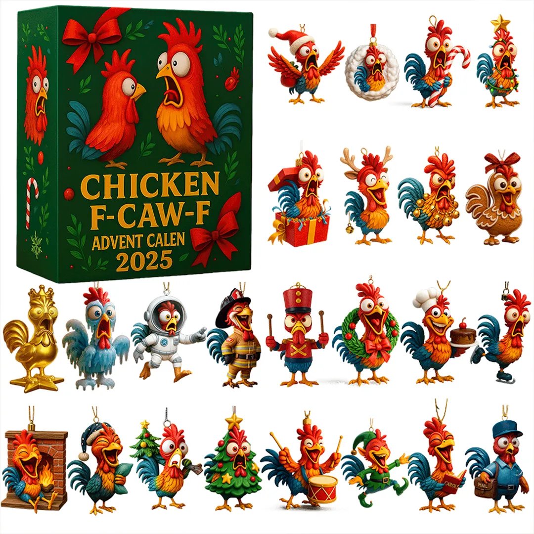 2025 Chicken F-Caw-F Advent Calendar Collection
