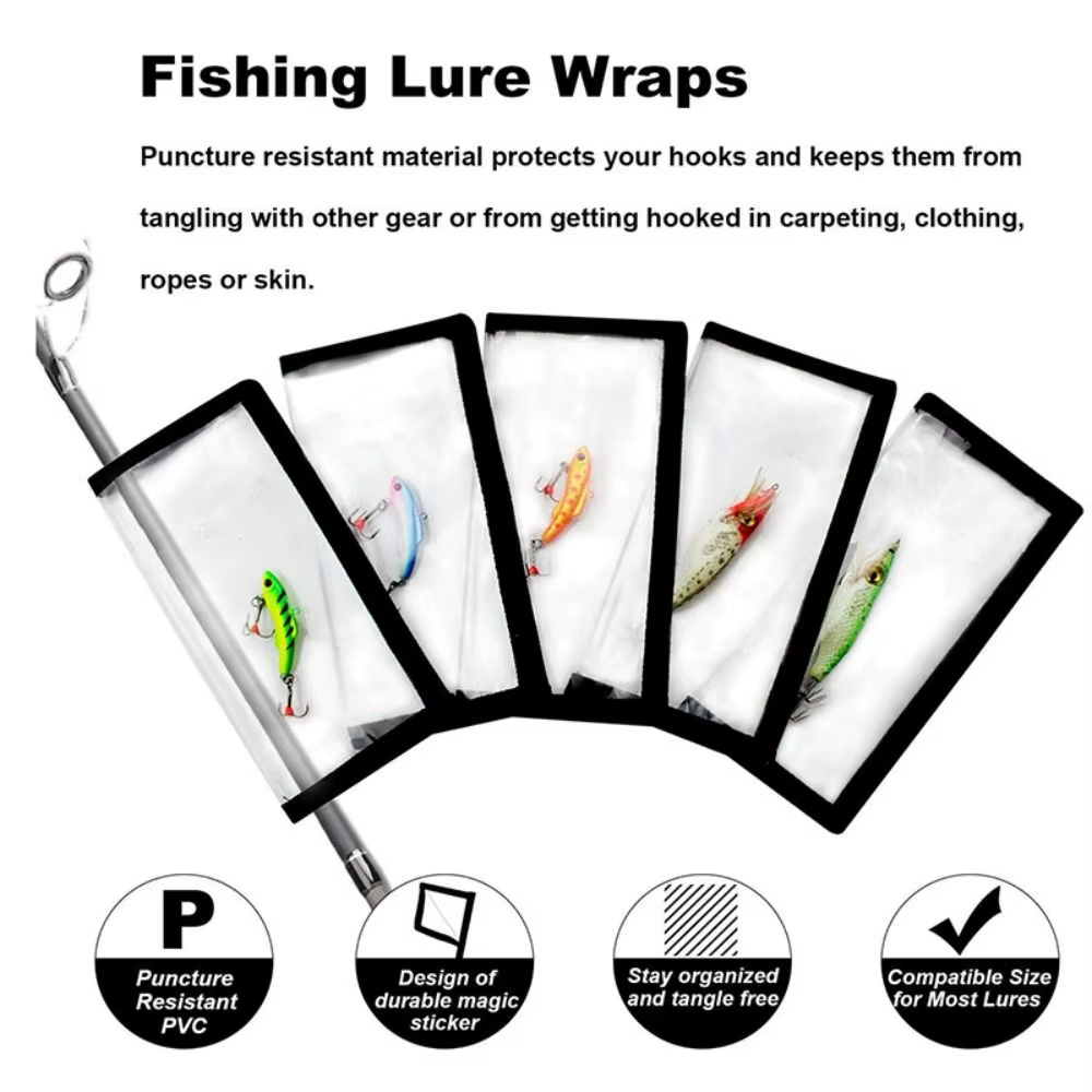 Transparent PVC bait protective case