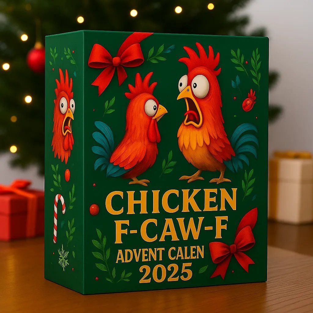 2025 Chicken F-Caw-F Advent Calendar Collection