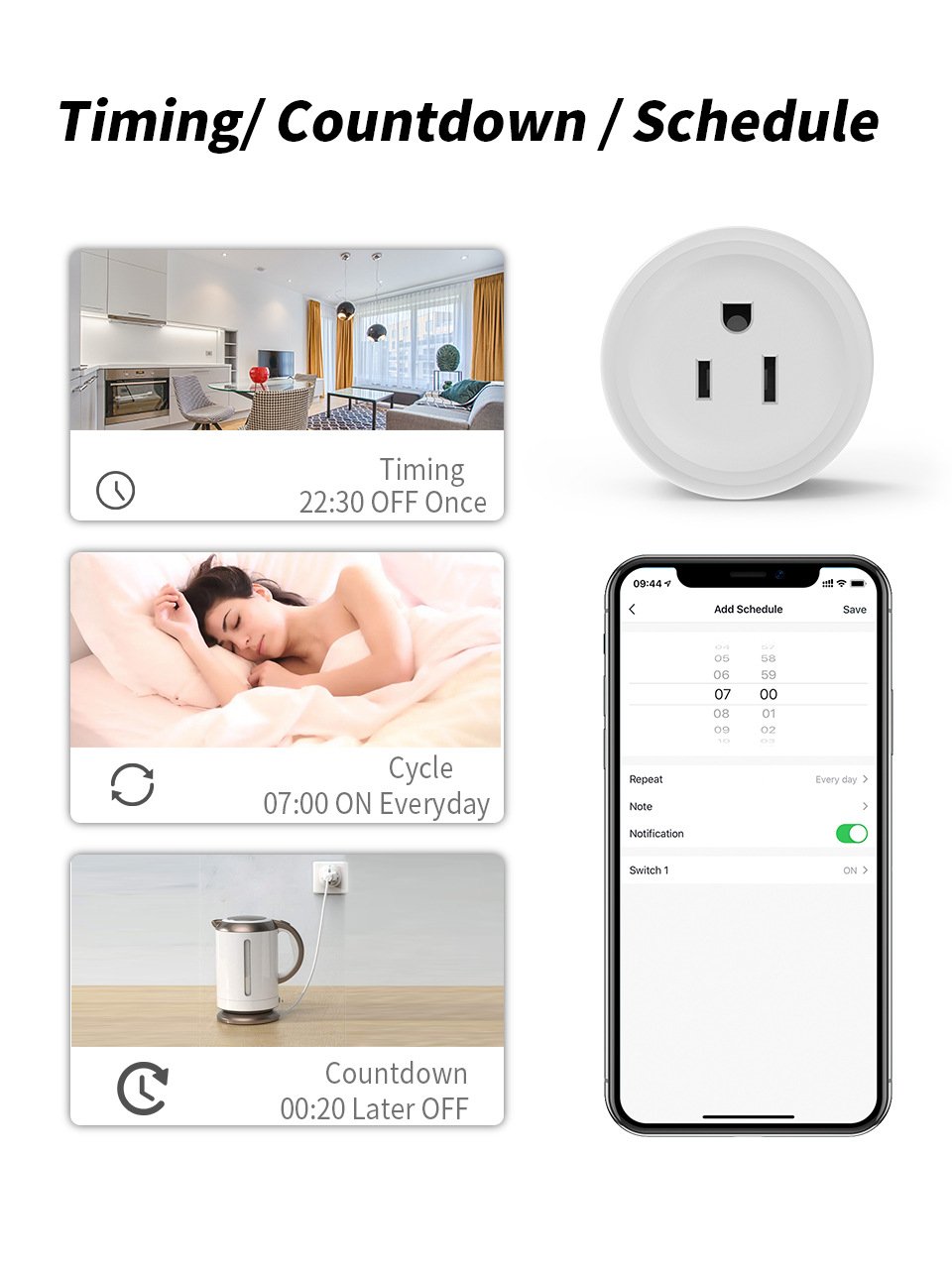 🏆 55K+ SOLD! 🎁⚡Mini Smart Outlet – Voice & App Control, Energy Monitoring & Family Sharing 🔌🌟