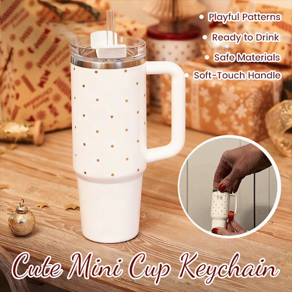 🔥Cute Mini Cup Keychain